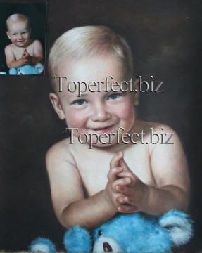 imd025 赤ちゃんのポートレート Oil Paintings